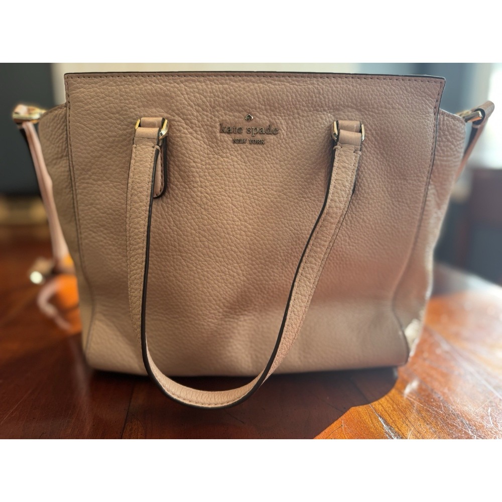 Kate Spade Jackson Medium Satchel Crossbody in Warm Pink Blush